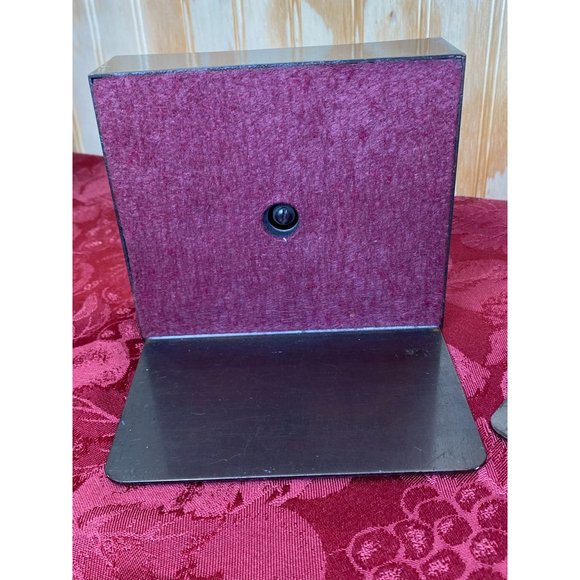 Vintage Delta (upper case) Symbol Triangle Weighted Bookends Pair 2lbs. Each Bro - Picture 5 of 16